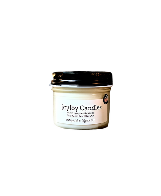 4 oz Clear Jar Candle -Cotton Wick